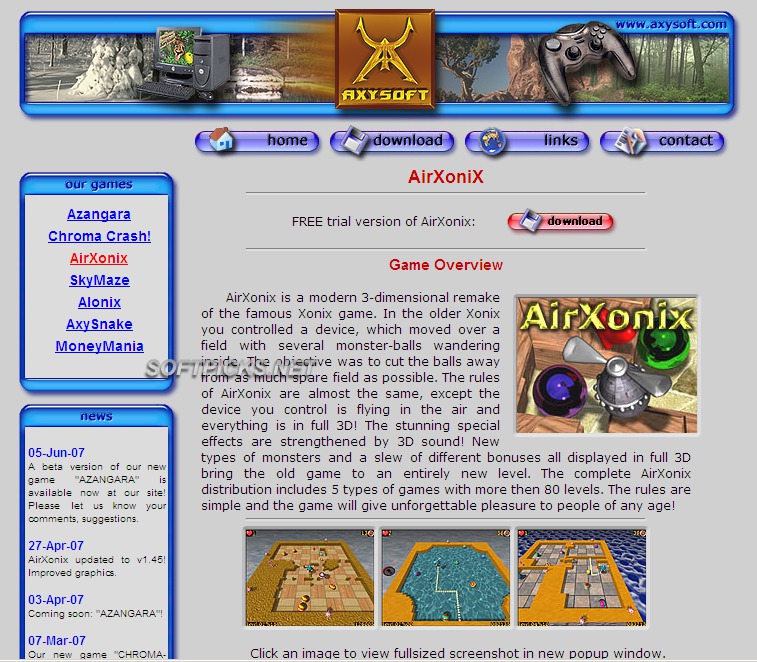 airxonix game online